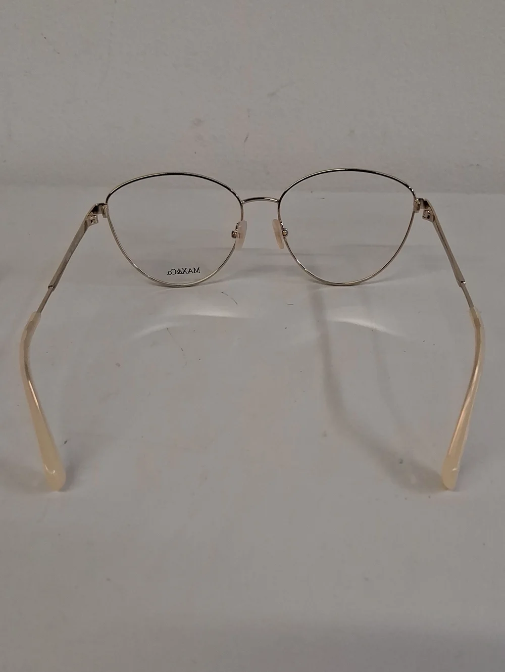 NWOT Womens Rxable Max & Co. MO5006 032 Gold Eyeglass Frames